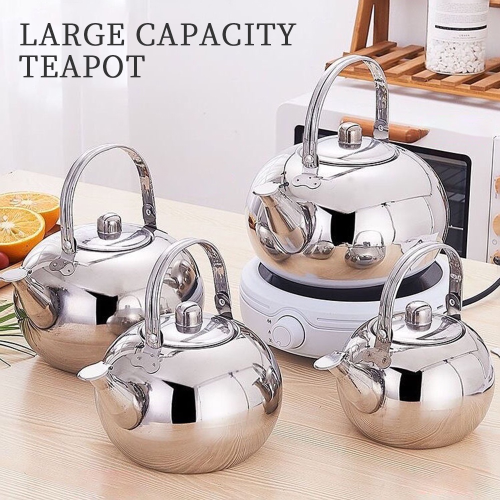 304 Stainless Steel Mini Teapots Quick Heat Conduction Boiling With
