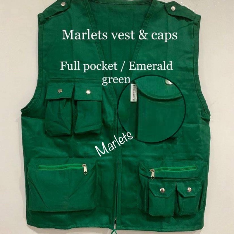 Vest Chaleco Original Full pocket Barangay Tanod vest Toda Safety ...