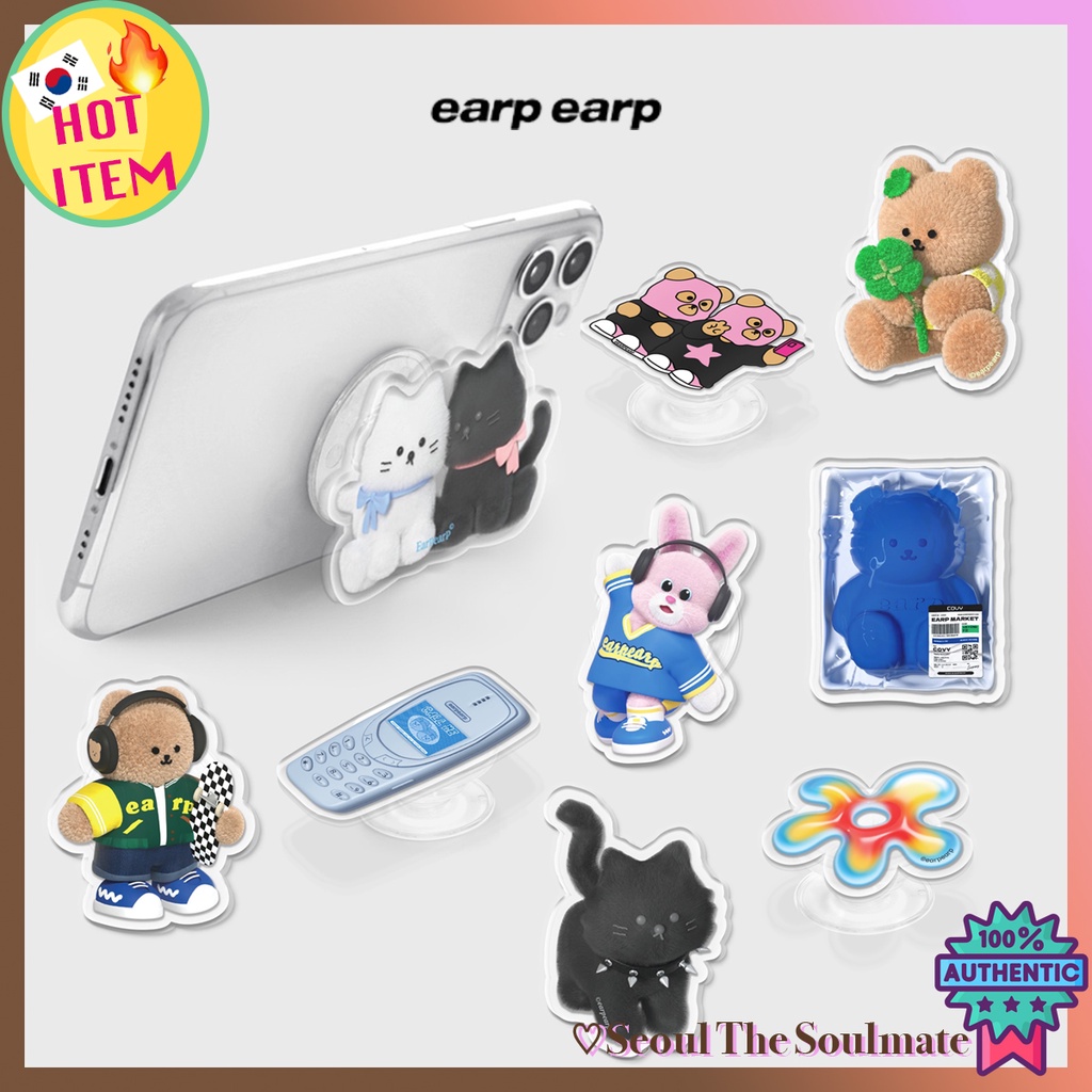 earpearp Acrylic Griptok PHONE Grips Holder Made in Korea Authentic