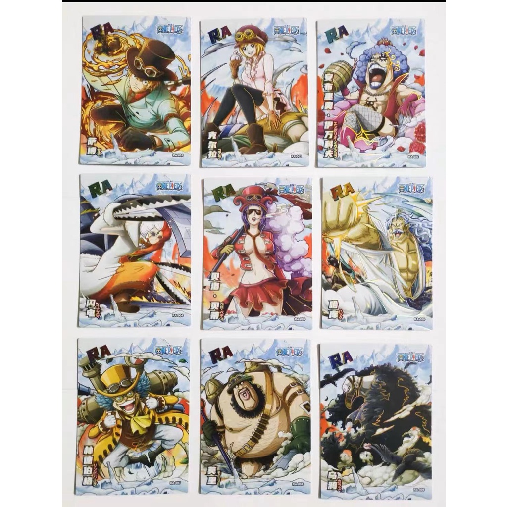 One Piece Anime Card RA BOA Set Of 9 Cards Shopee Philippines