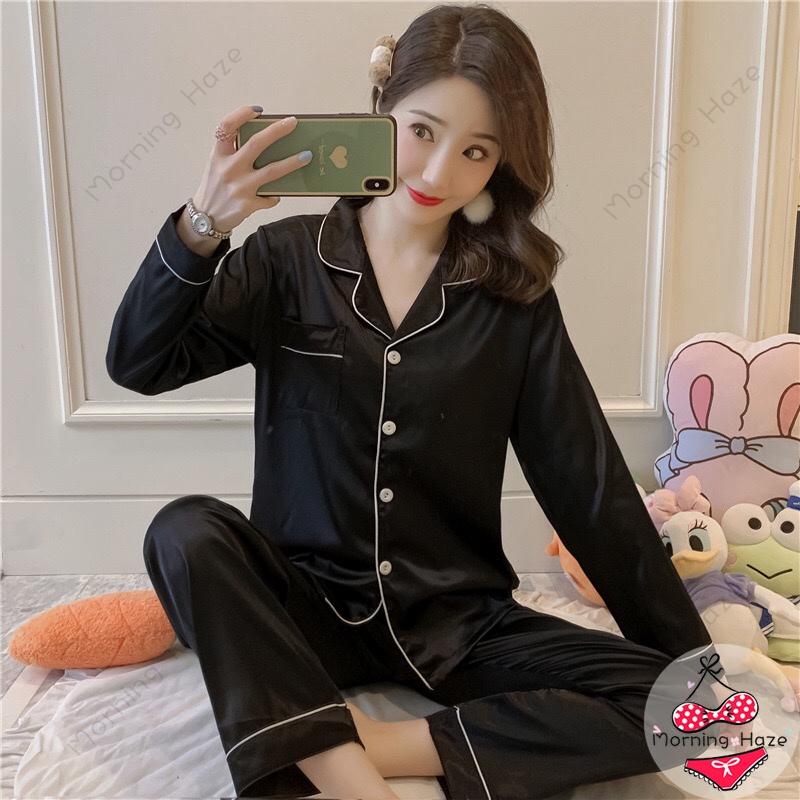 Silk sleepwear shopee sale