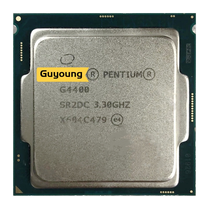 Pentium G4400 3.3 GHz Dual-Core Dual-Thread 54W CPU Processor LGA 1151 ...