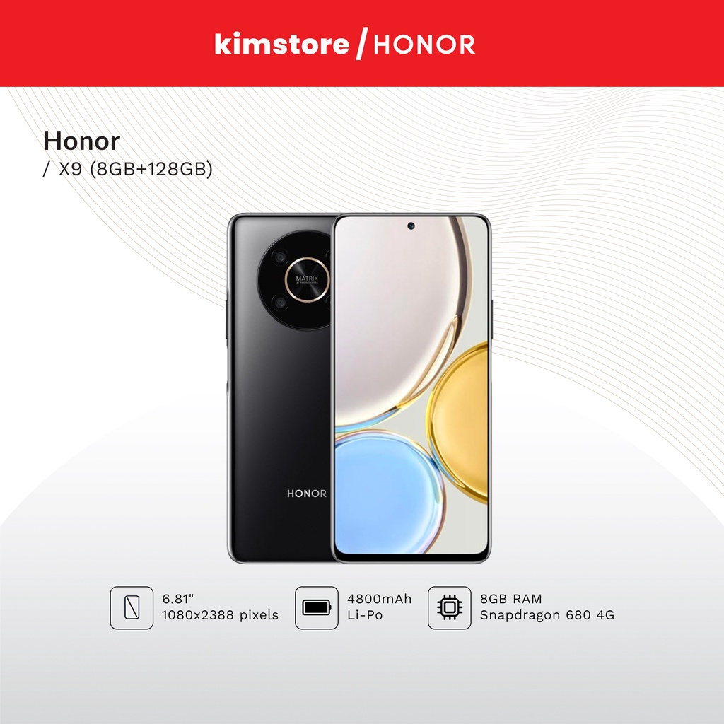 Honor X9 (8GB/128GB) - Midnight Black | Shopee Philippines