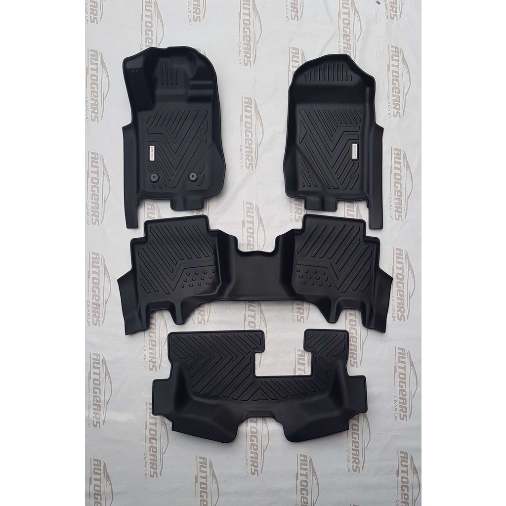 Ford Everest (2023 2024) 5D Extended Deep Dish Matting Floor Liners