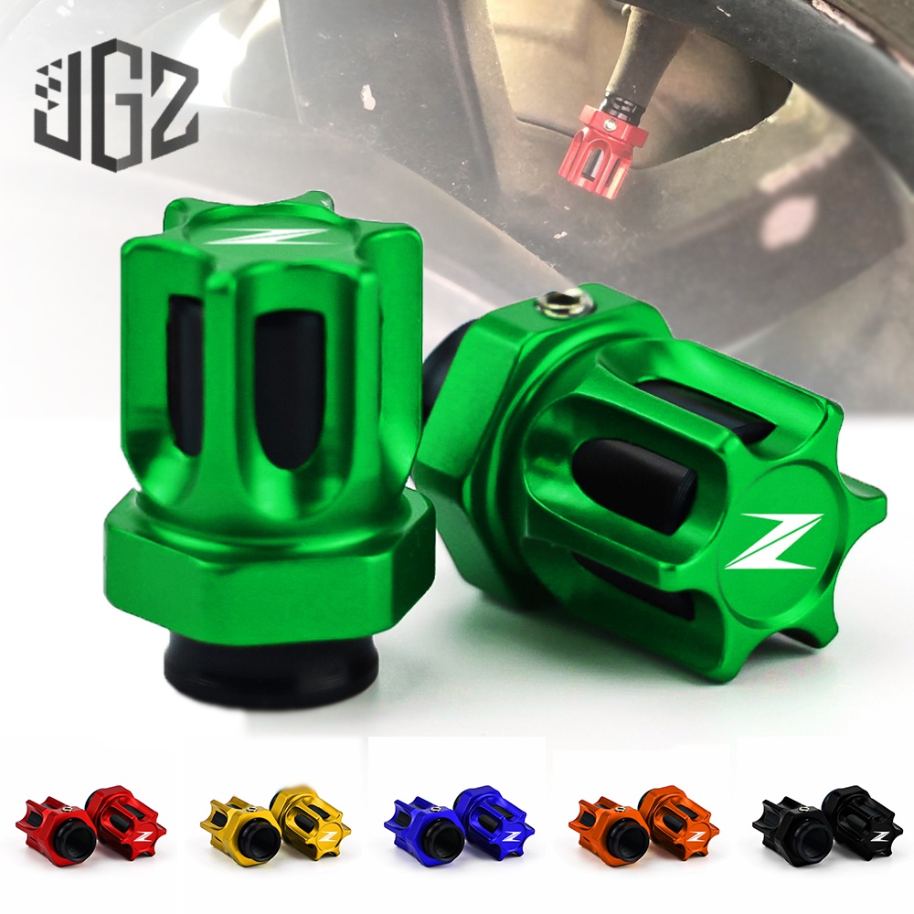 Z Motorcycle CNC Tire Valve Core Caps Wheel Valve Stem Covers Universal