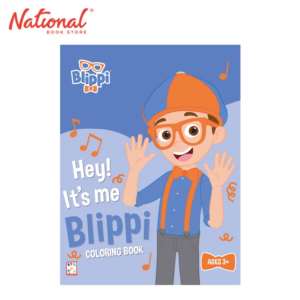 Blippi: Hey Its Me Blippi Coloring Book - Trade Paperback - Activity ...