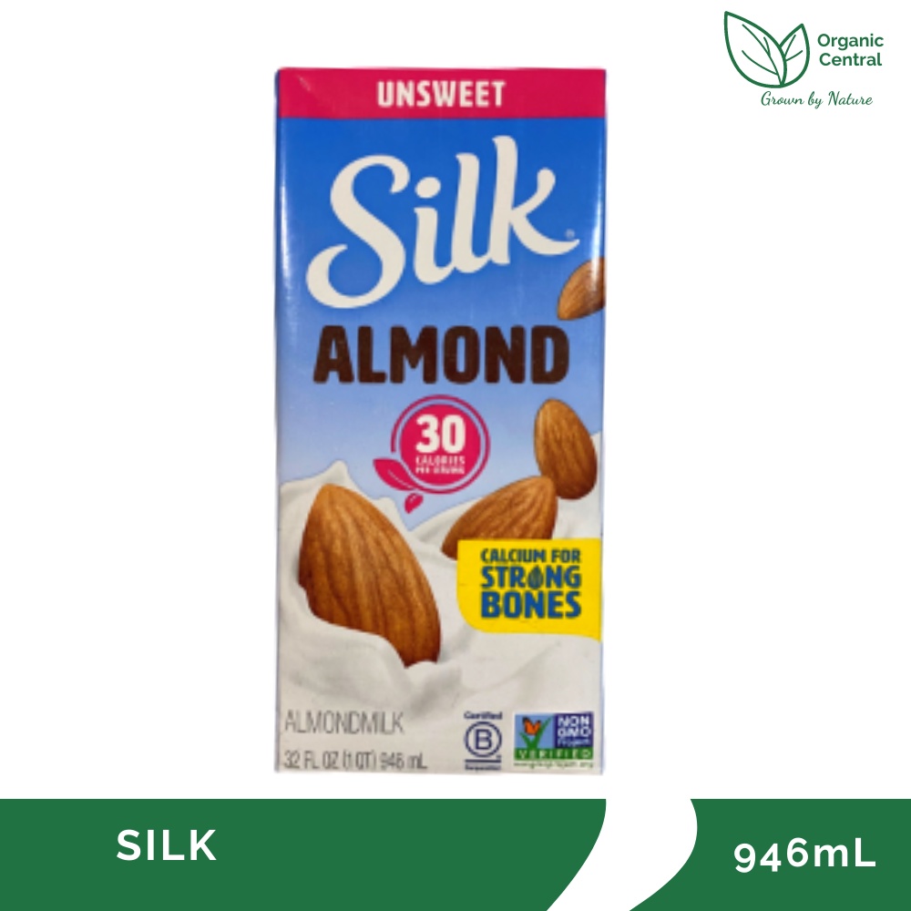 Silk Almond Milk Unsweetened Vanilla 946mL Shopee Philippines
