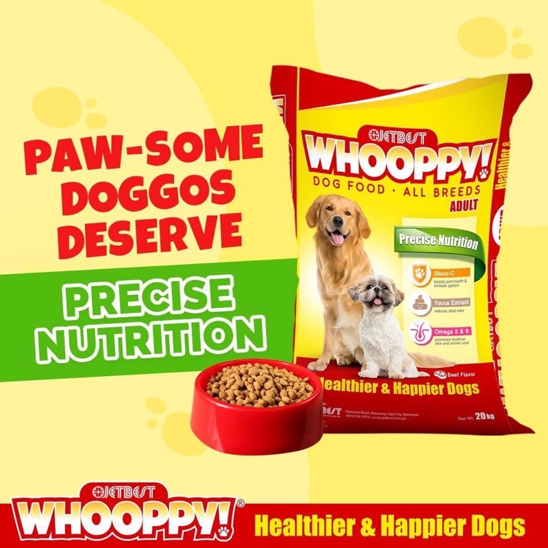 1kg Repack Dog Dry Food Adult I WHOOPY | Shopee Philippines