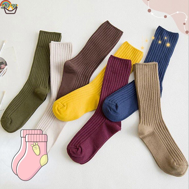 Iconic Socks Deep Color Cotton Mid Cut for Women CRT | Shopee Philippines