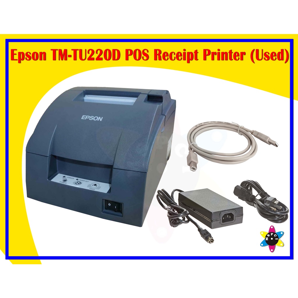 Epson TMU220D POS Receipt Printer (Used) Shopee Philippines