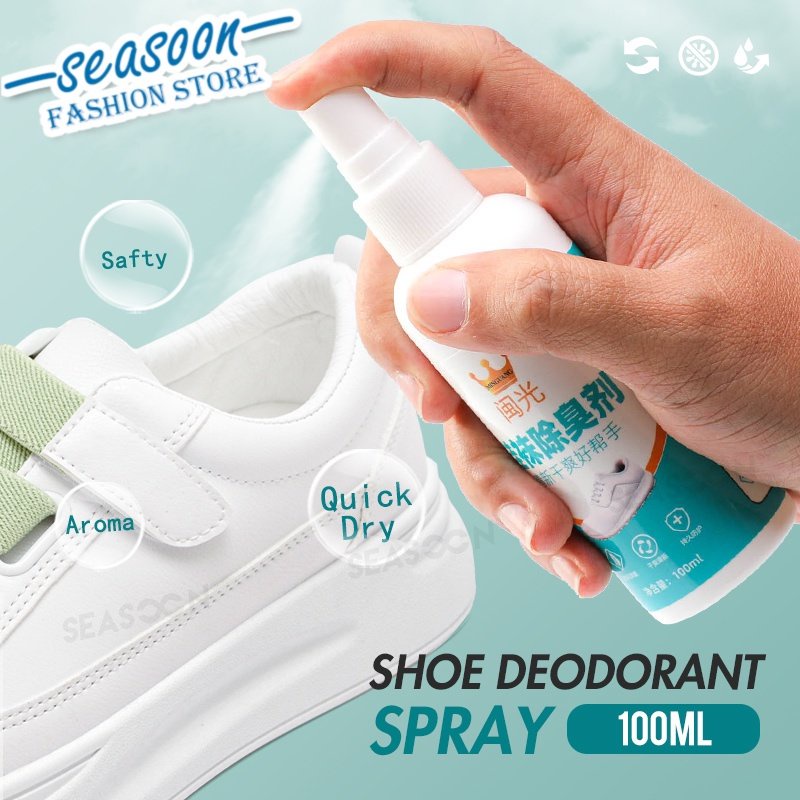 100ML Shoes Deodorant Spray Safe Deodorization Shoes Stink Freshener ...