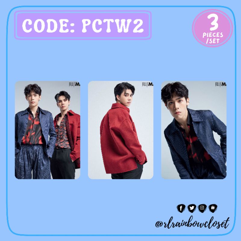 Thai BL FortPeat Photocards Fort Thitipong Peat Wasuthorn BabyFeat