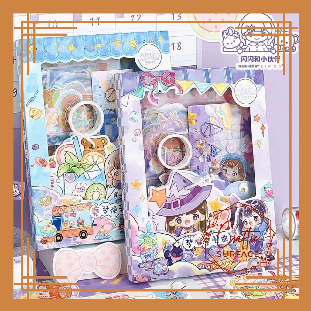 Kawaii HandBook Material ,washi tape, Paper material ,Sticky notes ...
