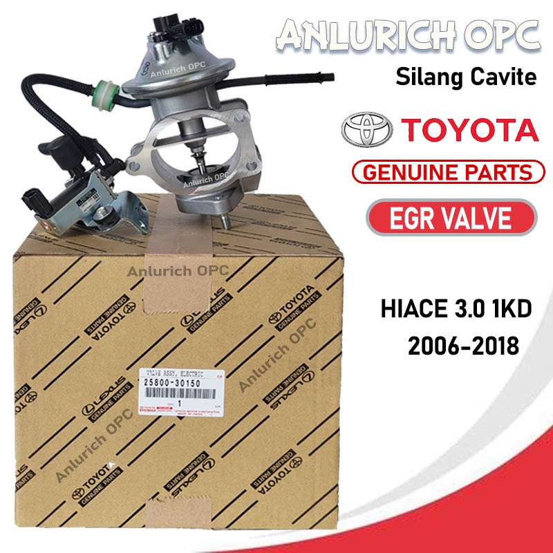 TOYOTA GENUINE PARTS EGR VALVE HIACE 3.0 1KD 25800-30150 | Shopee ...