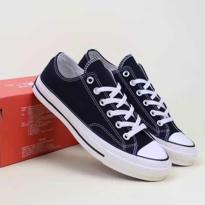 CONVERSE CHUCK 70S low Cut Black canvas shoes men's skate shoes sapatos ...