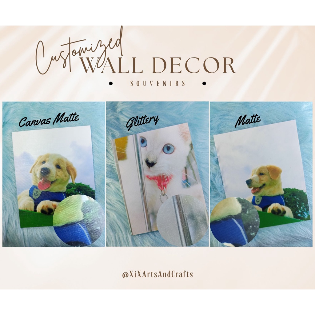 Sintra Board Wall Decor A4 size Personalized Wall Decor Laminated