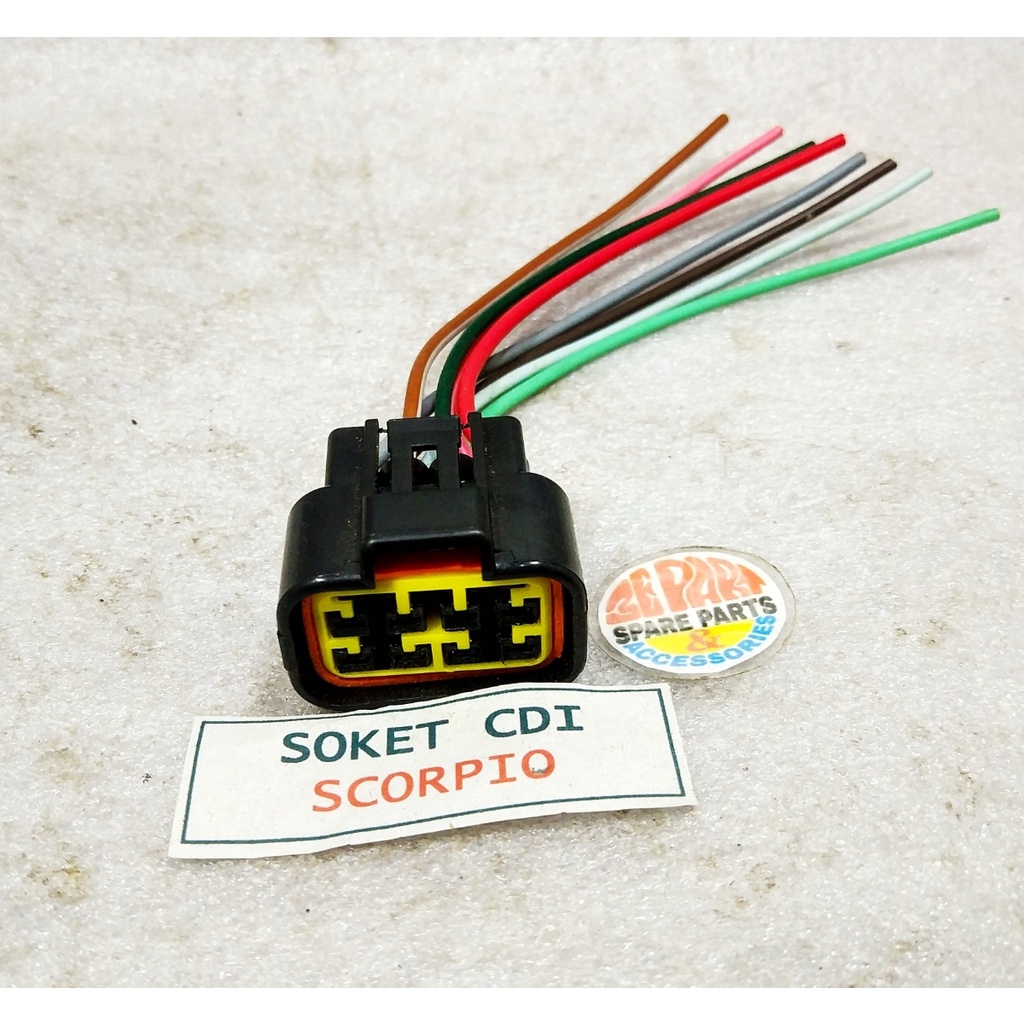 Scorpio Vega CDI Socket 8K CDI Cable Socket | Shopee Philippines