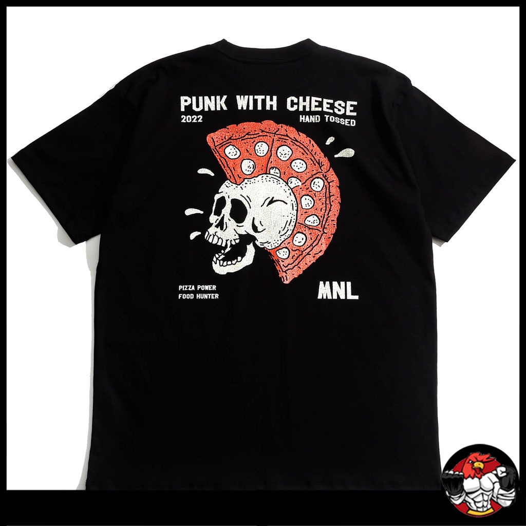 BURRP Punk With Cheese (Plus Size T-shirt for Men) | Shopee Philippines