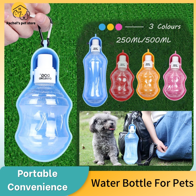 Portable Pet Cat Dog Travel Water Bottle Outdoor Feed Drinking Water ...