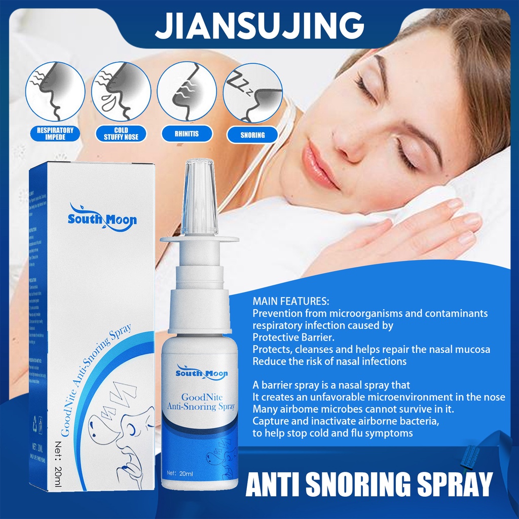 South Moon Nasal Sprays Anti Snoring Chronic Rhinitis Sinusitis Spray ...