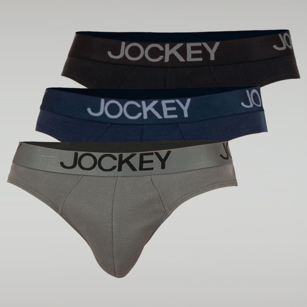 Jockey® ZONE 100% Cotton Men's Modern Bikini Brief (Pack of 3) | Shopee ...