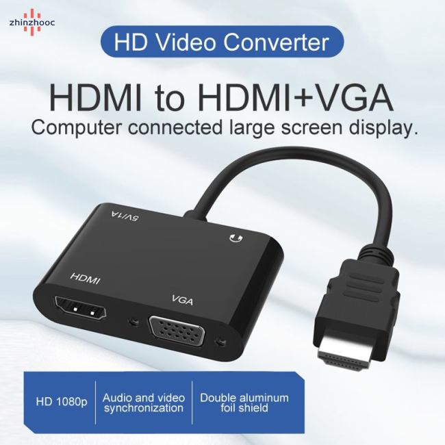 vip HDMi-compatible Converter Metal HDMI-compatible to HdKI/VGA/Micor ...