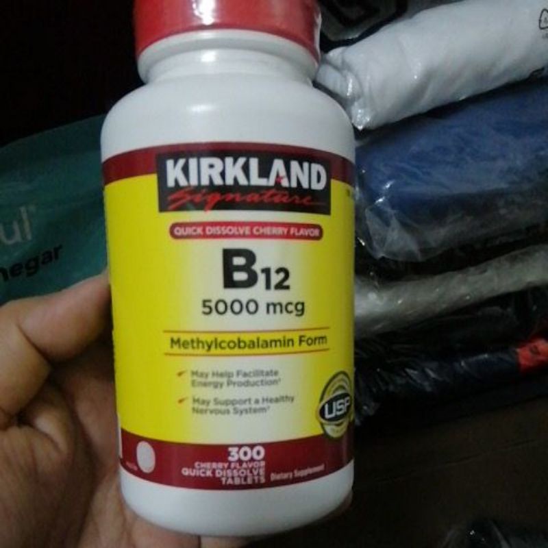 KIRKLAND VIT B12 5000mcg QUICK DISSOLVE CHERRY FLAVOR Shopee Philippines