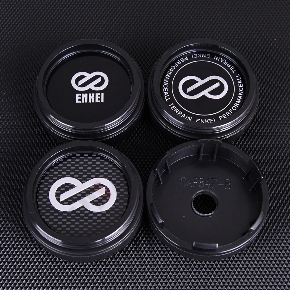 4PCS ENKEI Sport Rim Cap 56MM Clip Diameter Wheel Center Hub Cap ENKEI Emblem Sticker Wheel