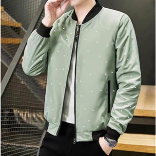 Baseball Uniform Jacket Men's Spring Korean Trend Loose Sports Coat Hong  Kong Style Trend Handsome Preppy Casual Bomber Jacket