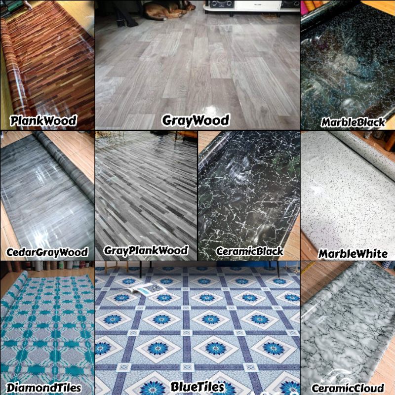 Rubberized And Sponge Linoleum Floormat ( Per yarda ) Shopee Philippines