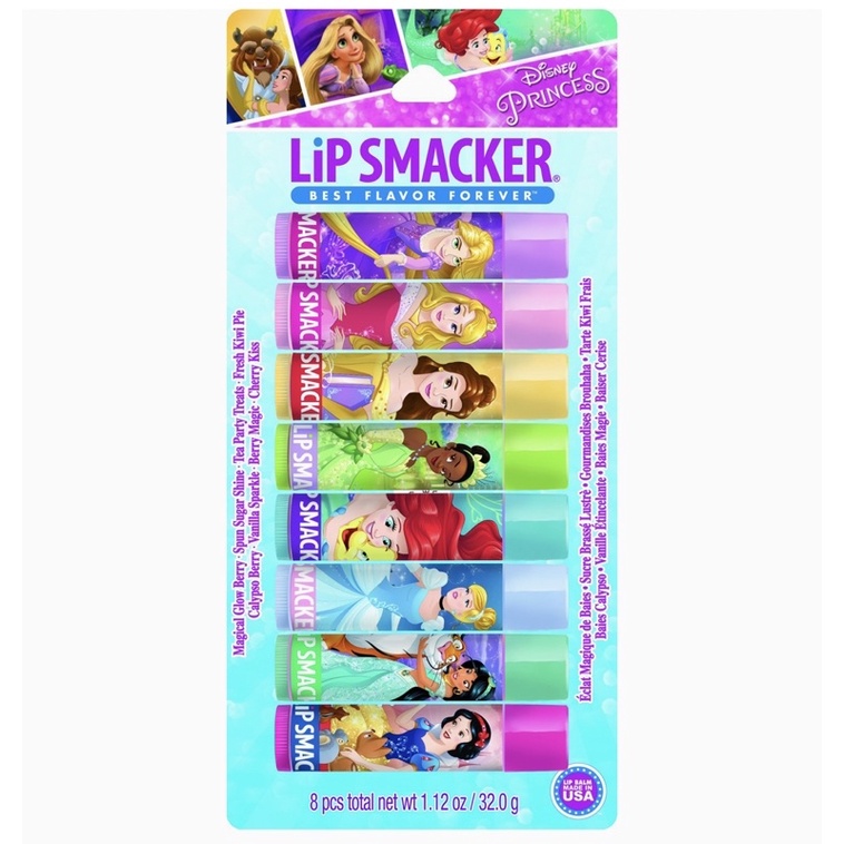 Lip Smacker Disney Princess Flavored Lip Balm Party | Shopee Philippines