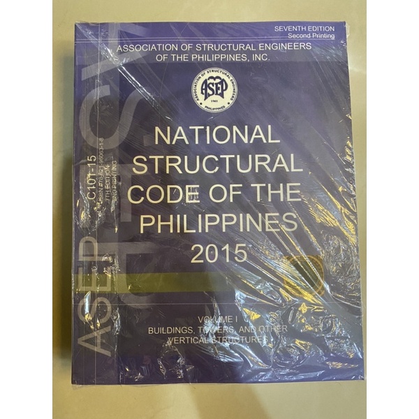 National Structural Code of the Philippines 2015 Volume 1 | Shopee ...