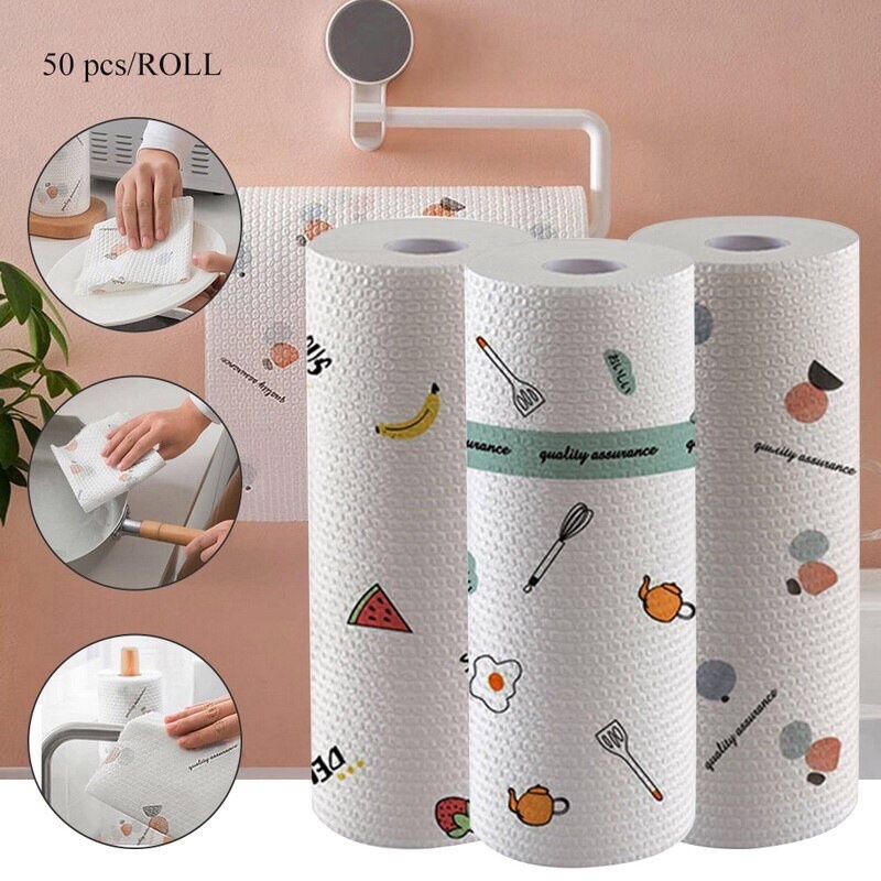Party Kitchen Towel Ply 50 Pulls x Rolls Tissue Paper Towel - Main Image