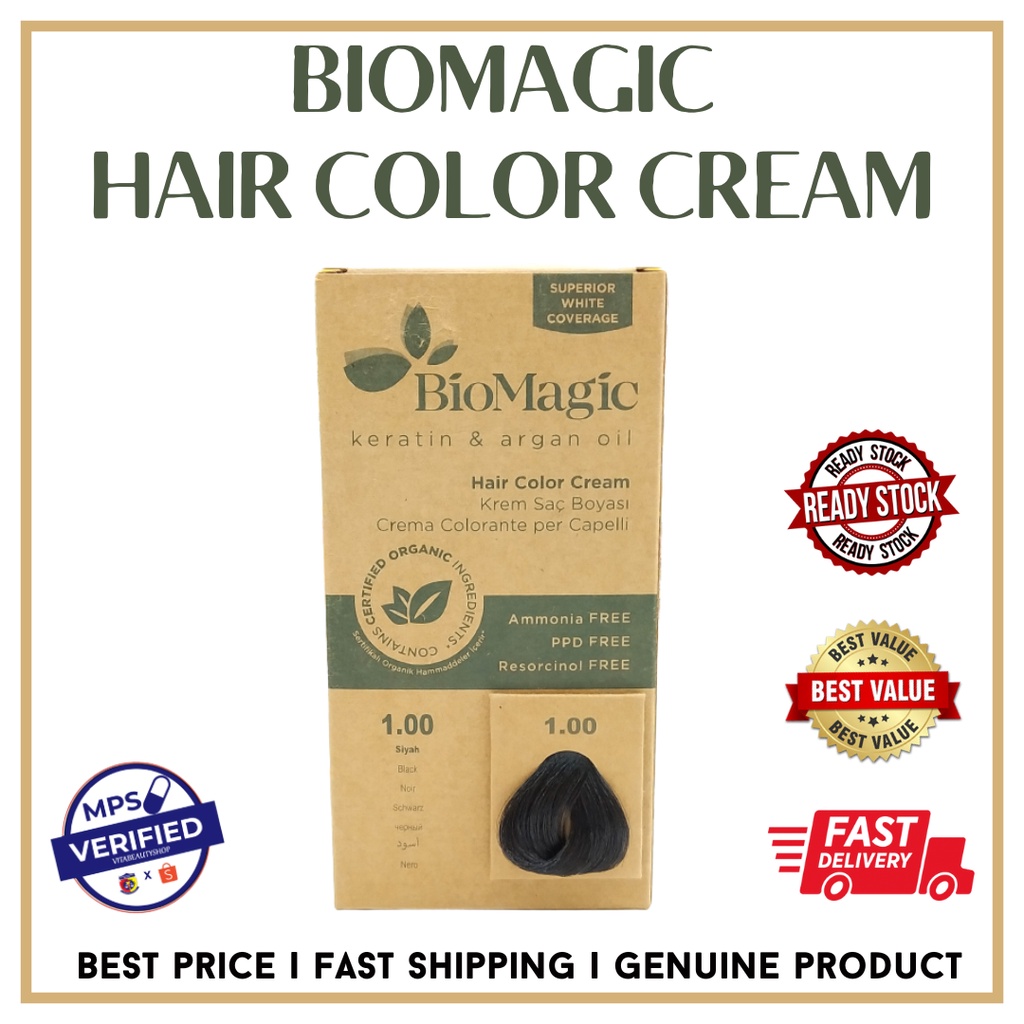 BioMagic Organic Hair Color Cream | Shopee Philippines