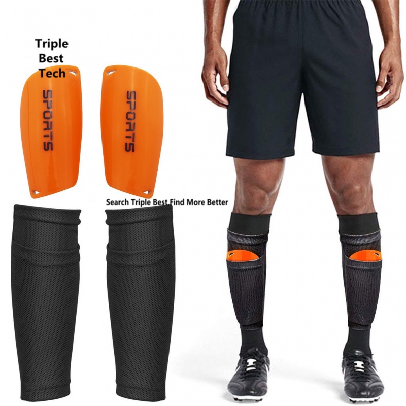 ⚽READY STOCK⚽shin pads football1 Pair Soccer Football Shin Guard Teens