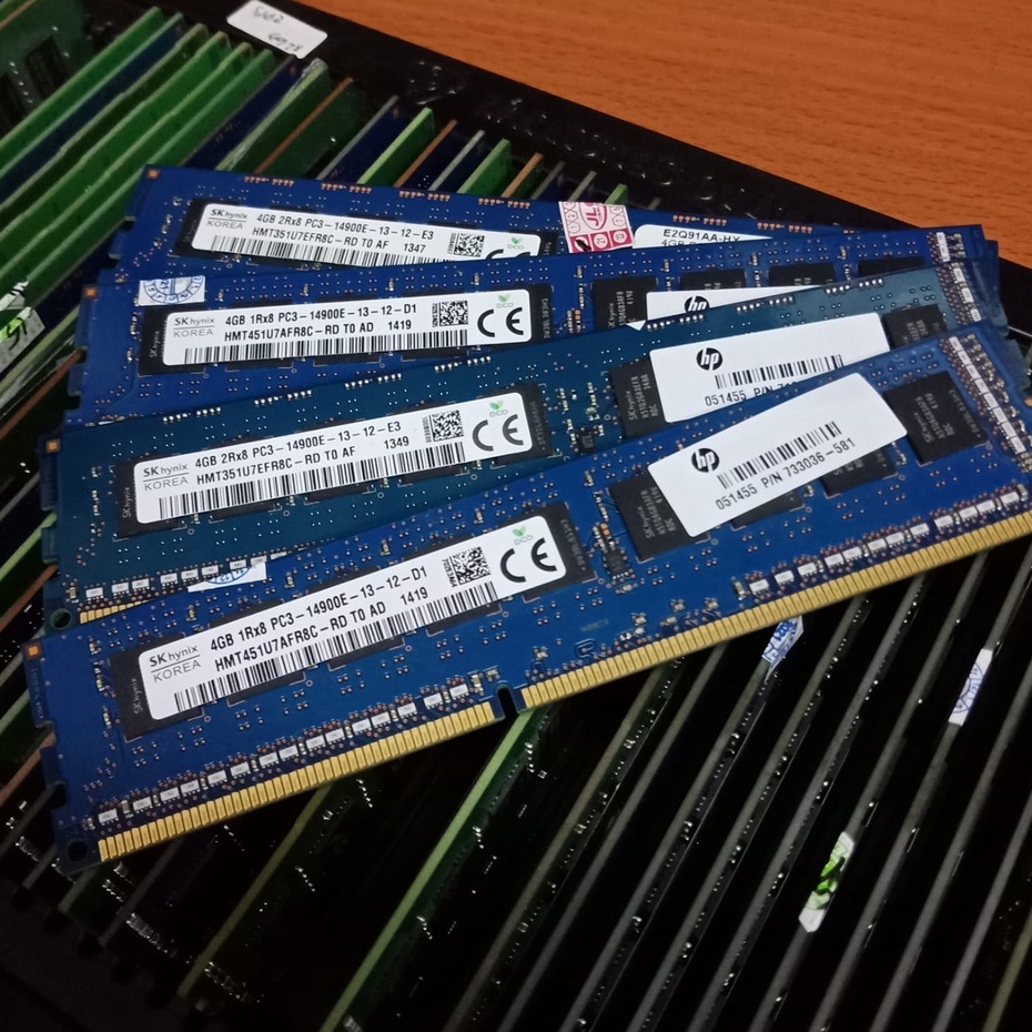 Memory ram server 4gb ecc udimm ddr3 pc3-14900E for xeon skynyix ...