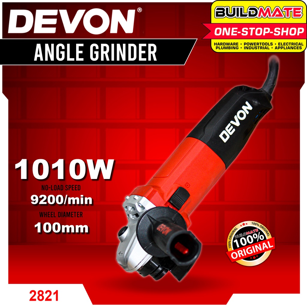 Devon Industrial 1010W 100mm Angle Grinder Electric Grinder Cutting ...