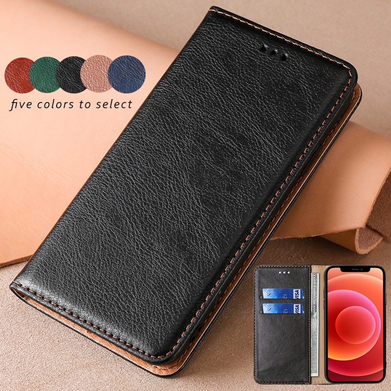 Leather Wallet Case Realme X2 Pro Leather Case Wallet Case Realme