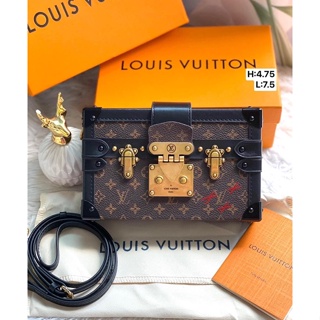 Replica Louis Vuitton M40273 Petite Malle Crossbody Bag Monogram Canvas For  Sale