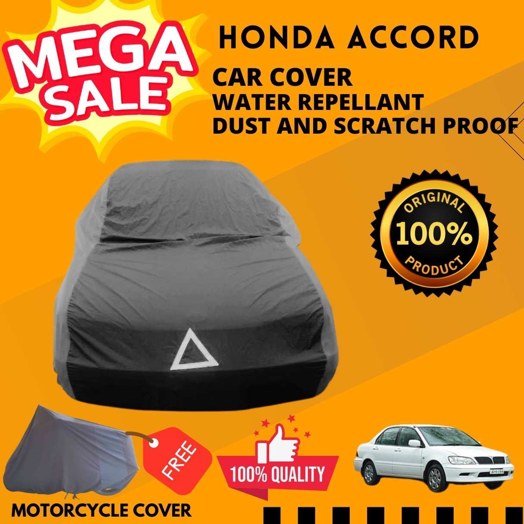 HONDA ACCORD HIGH QUALITY CAR COVER * WATER REPELLANT AND DUST PROOF * PLUS FREE MOTOR COVER