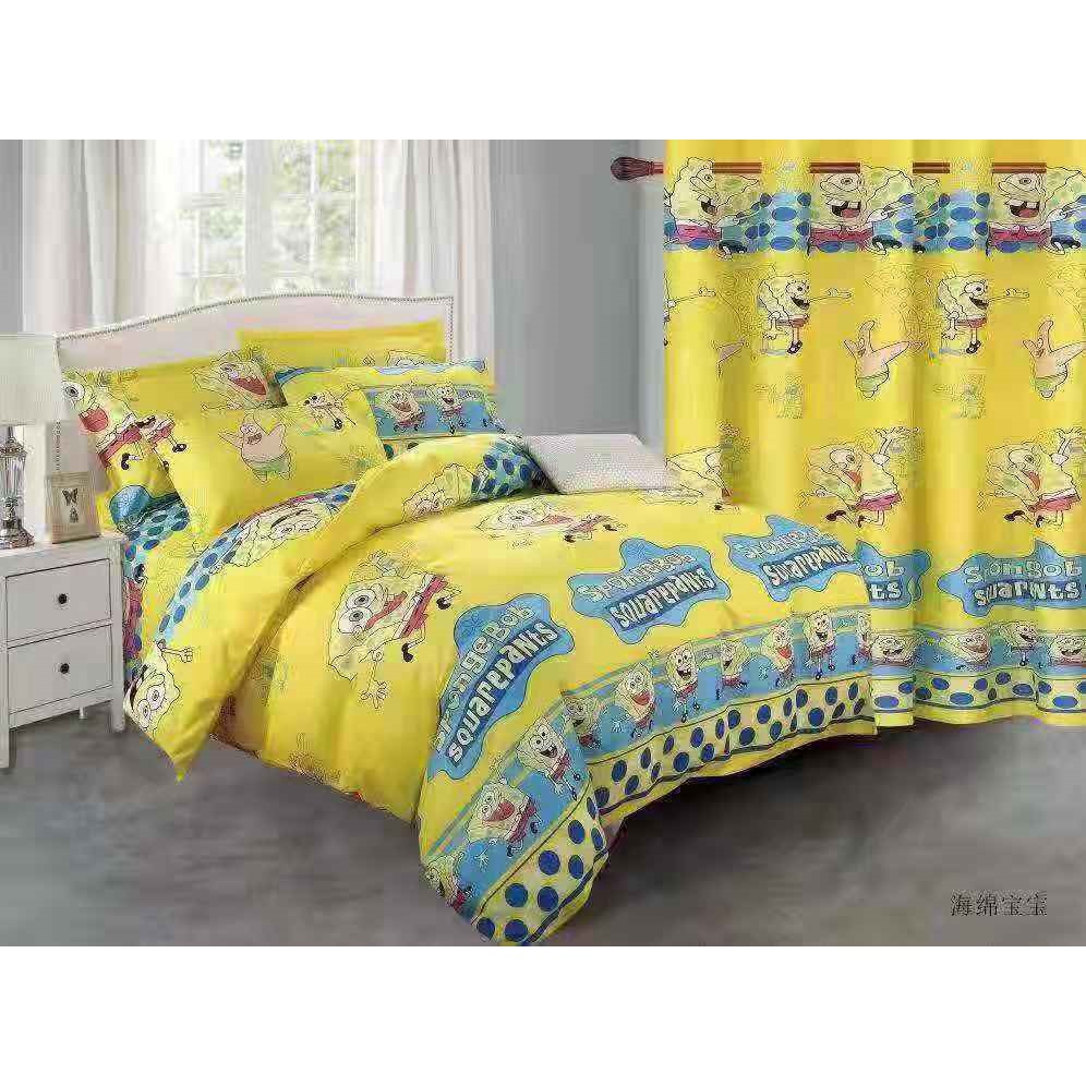 Spongebob Character Design 4in1 Bedsheets (single, double, fulldouble