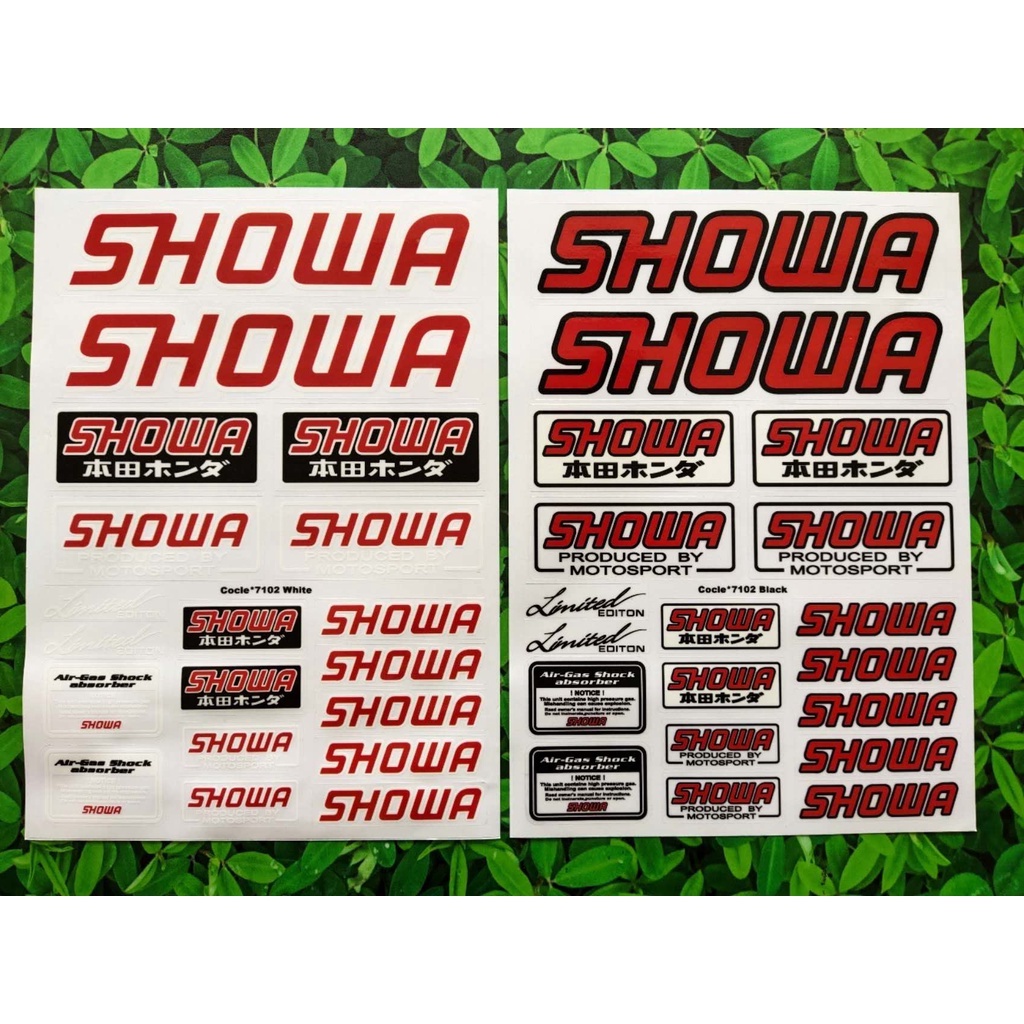 Sticker SHOWA Sticker Decal Motor&Car Waterproof*7102 | Shopee Philippines