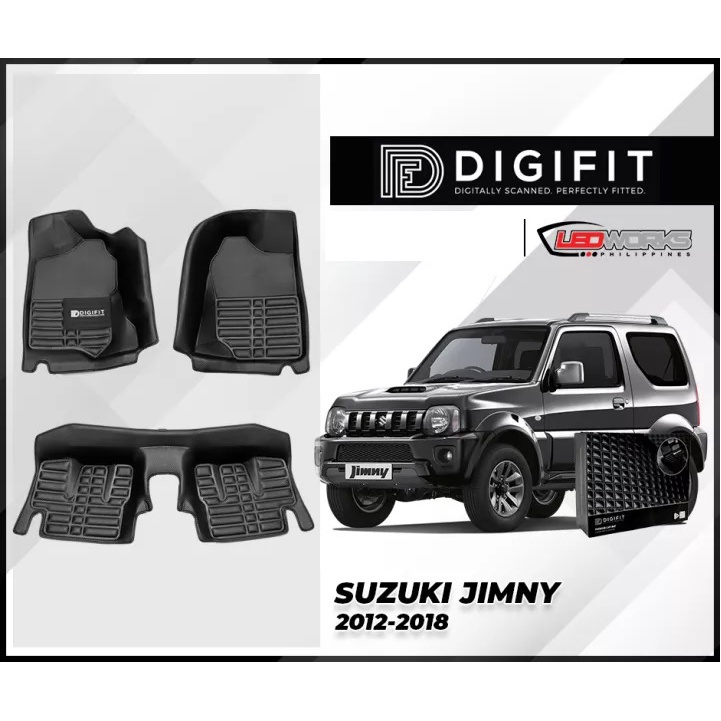 SUZUKI JIMNY 2012-2018 Digifit Premium Car Mat / Floorliner | Shopee ...