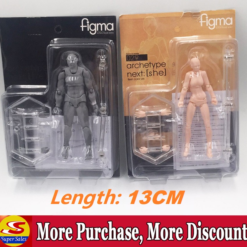 【SuperSales】BJD Doll Body Model Female Male Figma Figure Model Toys ...