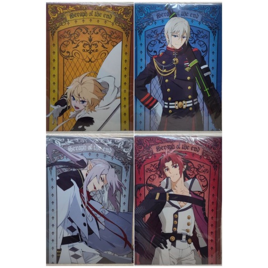 Home decoration & Loving family Anime Seraph of the End Whole role Home Decor Japan Poster Wall Scroll N34