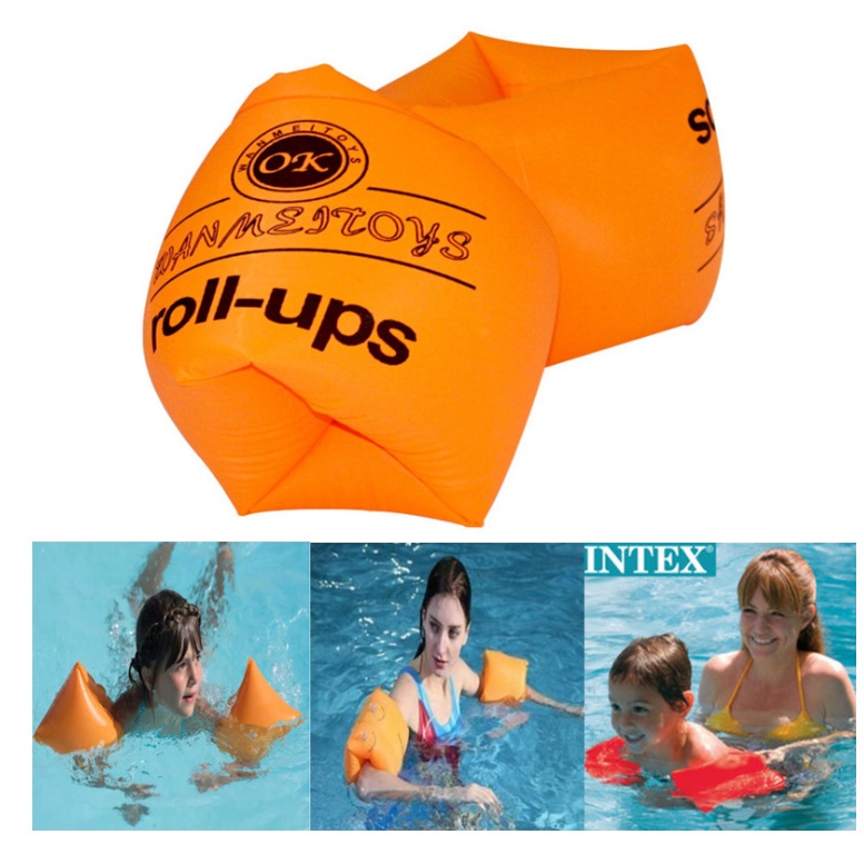 1 Pair Adult Arm Floater Swimming Arm Ring ChildreAdult Inflatable Arm