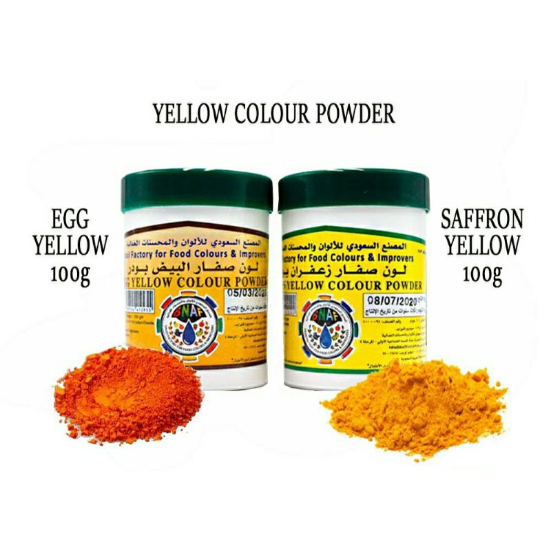 Saffron Powder Egg Yellow Powder Color Coloring Powder For Saudi Mandy