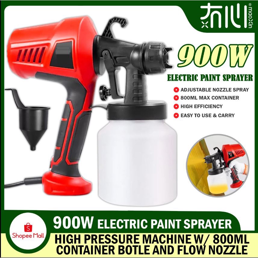 Paint spray gun 900W household electric paint spraying machine set with ...