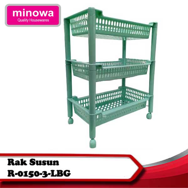 Minowa Multipurpose rack / 3 hole stacking rack / Plastic rack / salon ...