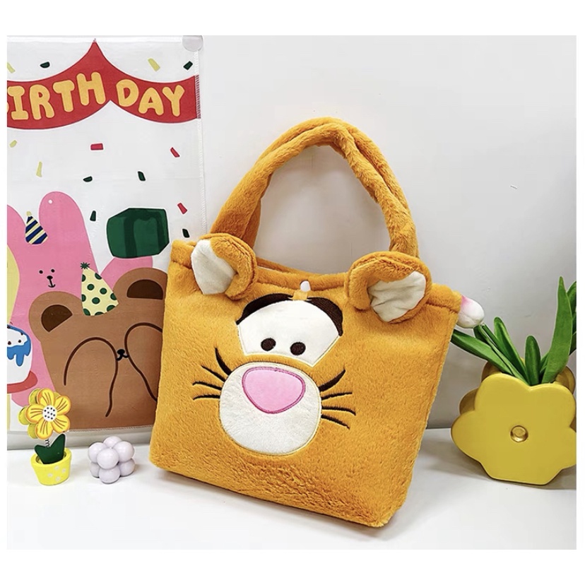 Mikayla Cute Plush Kawaii Cosmetic bag Cartoon Handbag Kuromi Large